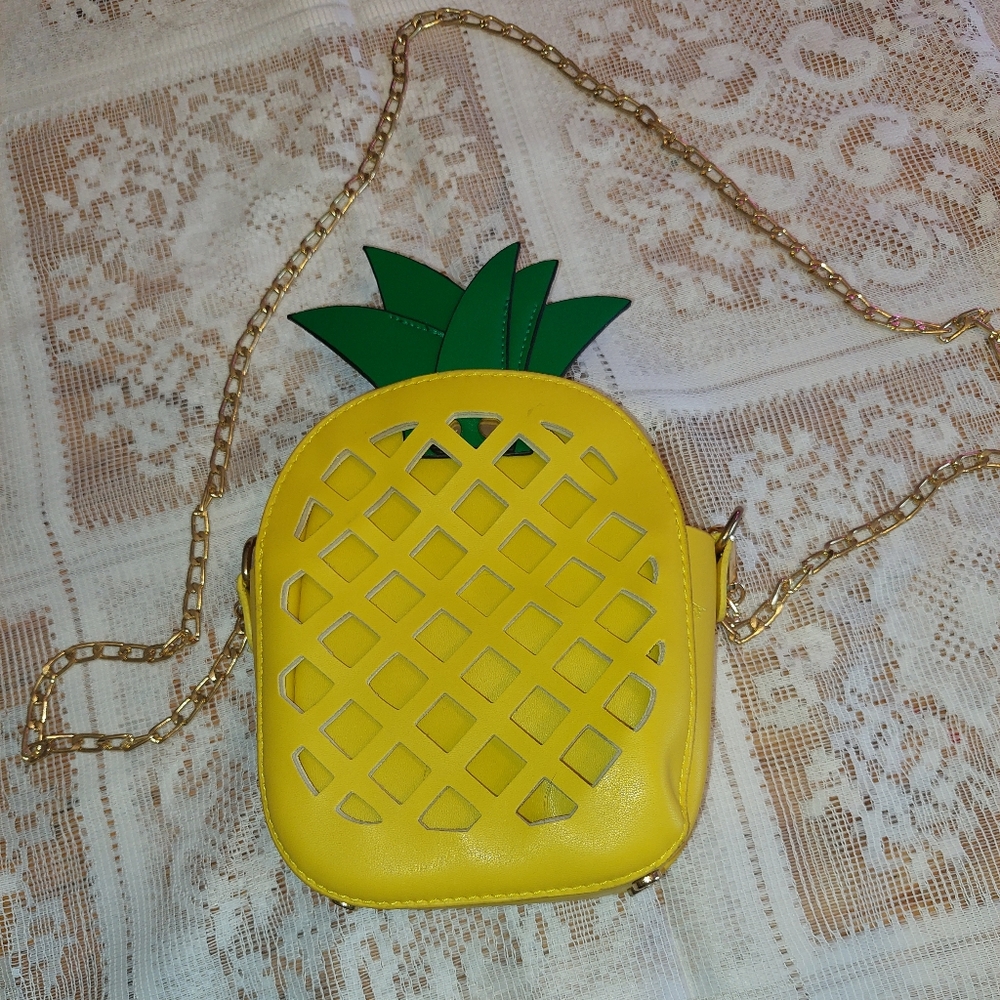 Pineapple crossbody purse